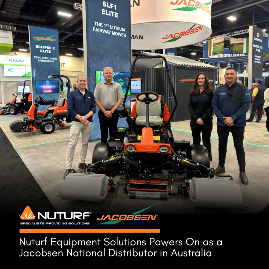 Nuturf Powers On as a New National Jacobsen Distributor in Australia